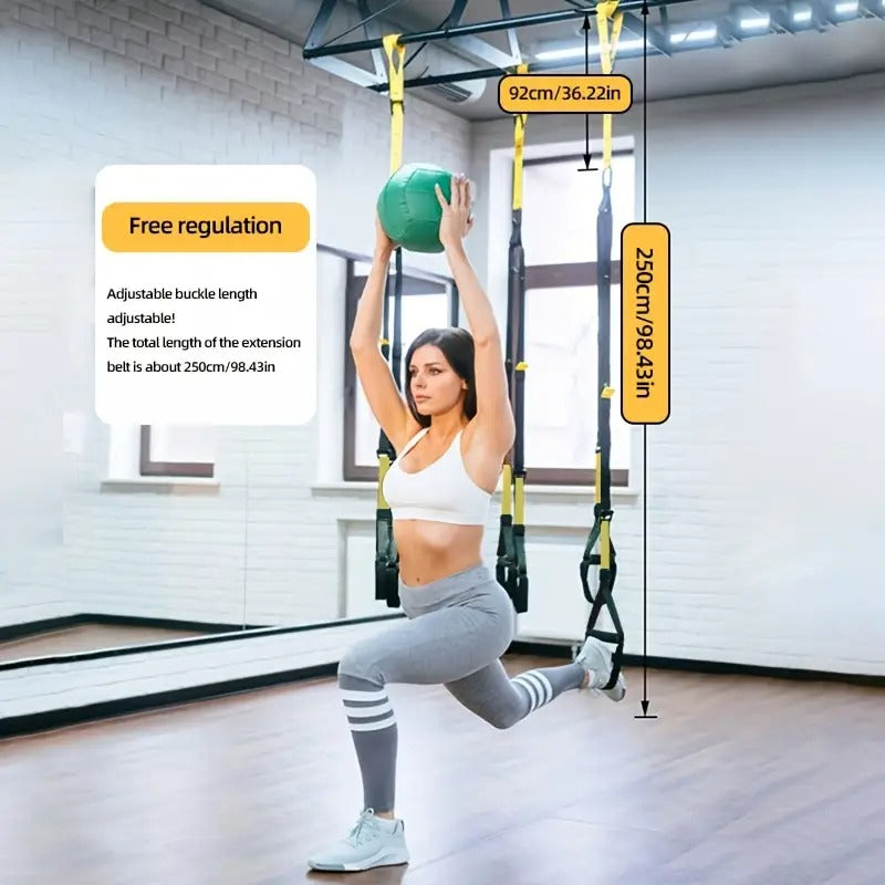 Hanging Training Straps Resistance Set Accessories > Resistance Bands - Tophatter Daily Deals