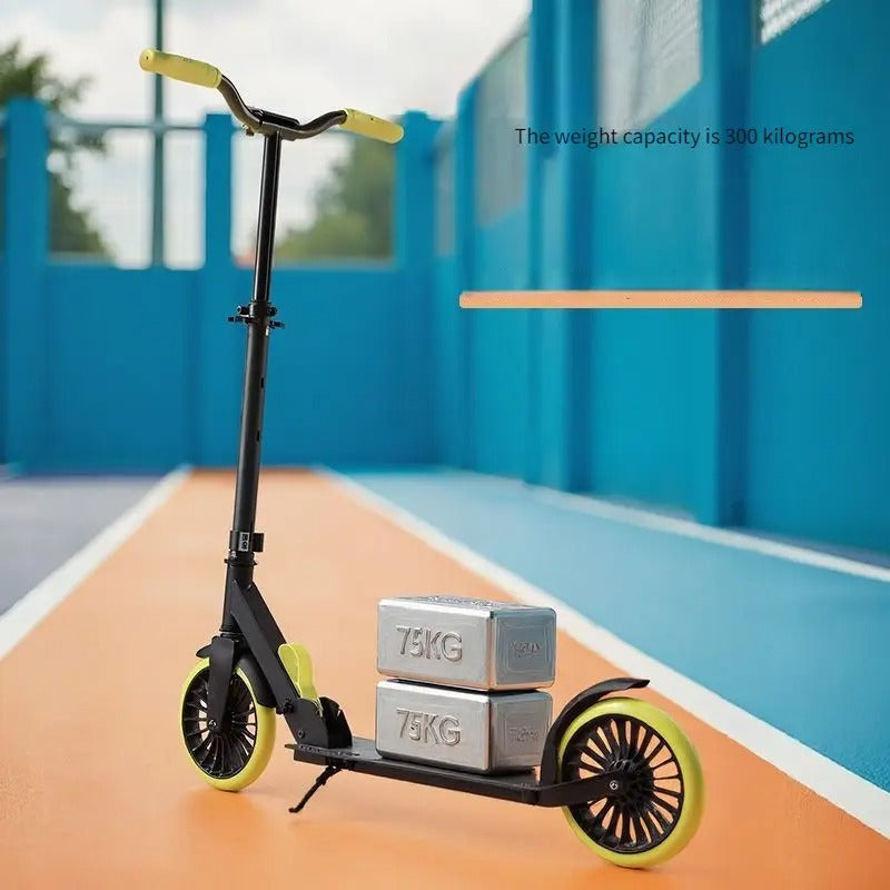 Scooter Foldable with Strap & PU Wheels Riding Scooters - Tophatter Daily Deals