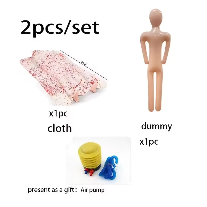 Halloween Inflatable Victim Props Set (2pcs) Halloween - Tophatter Daily Deals