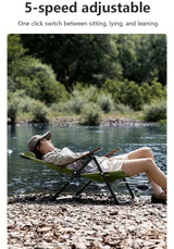 Chair with Adjustable Height and Head Support Furniture > Outdoor > Outdoor Chairs - Tophatter Daily Deals