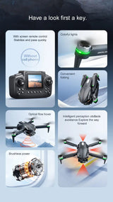 Dual Camera Brushless Remote-Control Drone for Adults Remote Control Toys - Tophatter Daily Deals