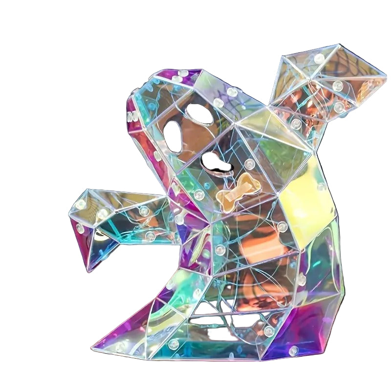 Halloween Glowing Ghost Neon Party Light Decoration Halloween - Tophatter Daily Deals