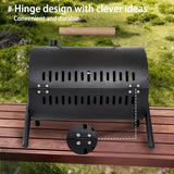 Charcoal Grill Barrel Portable Stainless Steel BBQ Outdoor Grills - Tophatter Daily Deals