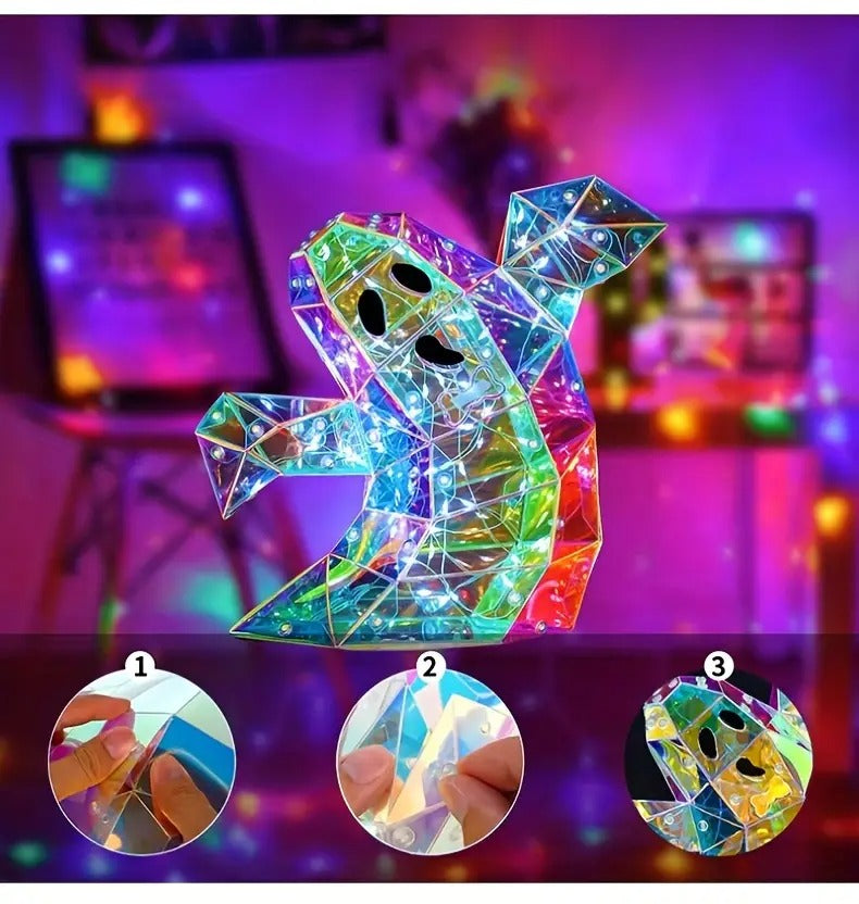 Halloween Glowing Ghost Neon Party Light Decoration Halloween - Tophatter Daily Deals