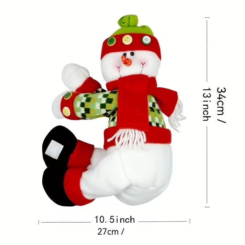 Snowman Christmas Tree Topper Holiday Decor Christmas - Tophatter Daily Deals
