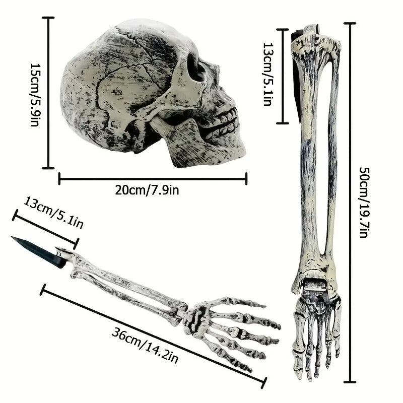 Halloween Skeleton Stakes for Outdoor (5pcs) Halloween - Tophatter Daily Deals