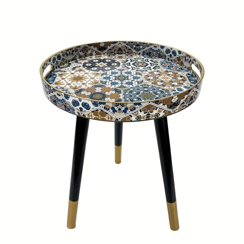 Round Serving Tray with Detachable Legs Serving Trays - Tophatter Daily Deals