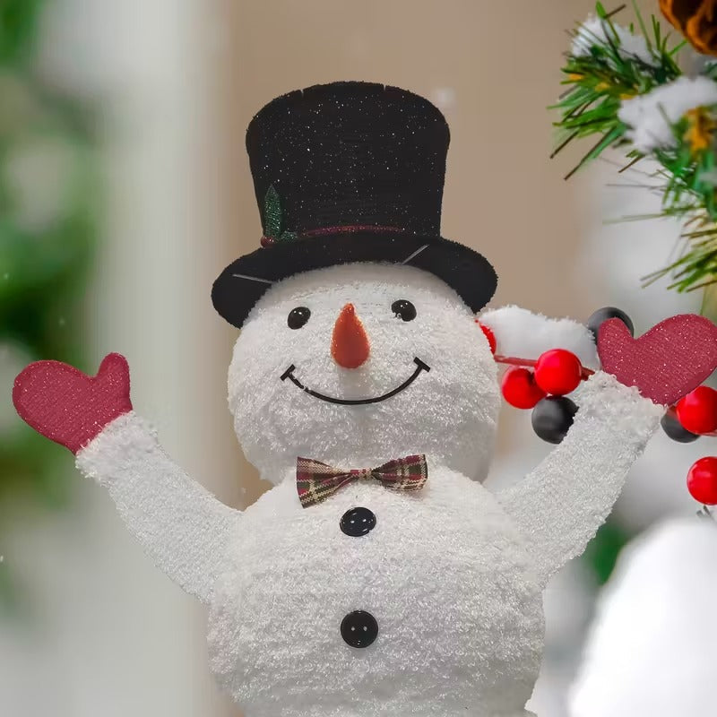 Gentleman Style Telescopic Snowman Christmas - Tophatter Daily Deals