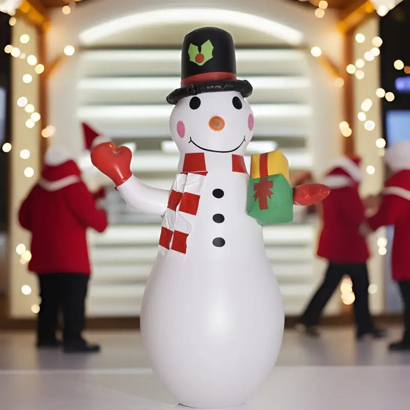 Inflatable Christmas Snowman Yard Decoration Christmas - Tophatter Daily Deals