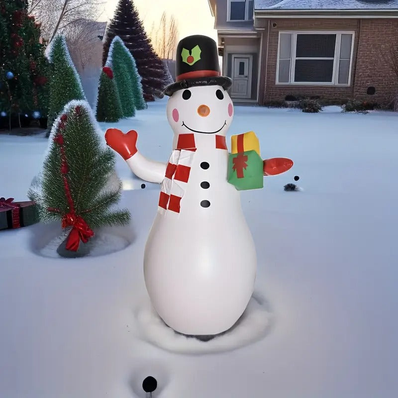 Inflatable Christmas Snowman Yard Decoration Christmas - Tophatter Daily Deals