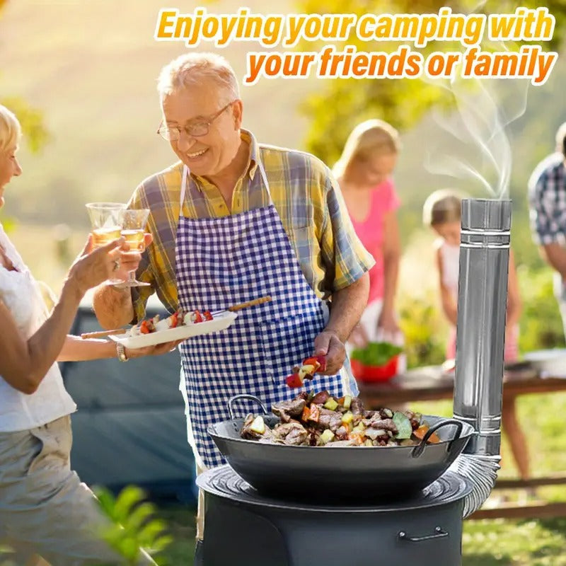 Wood Stove for Outdoor Camping Camping & Hiking - Tophatter Daily Deals