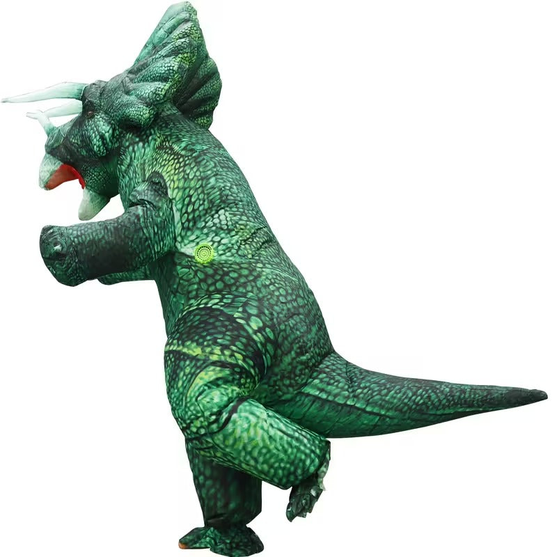 Inflatable Triceratops Dinosaur Costume for Adults Halloween - Tophatter Daily Deals