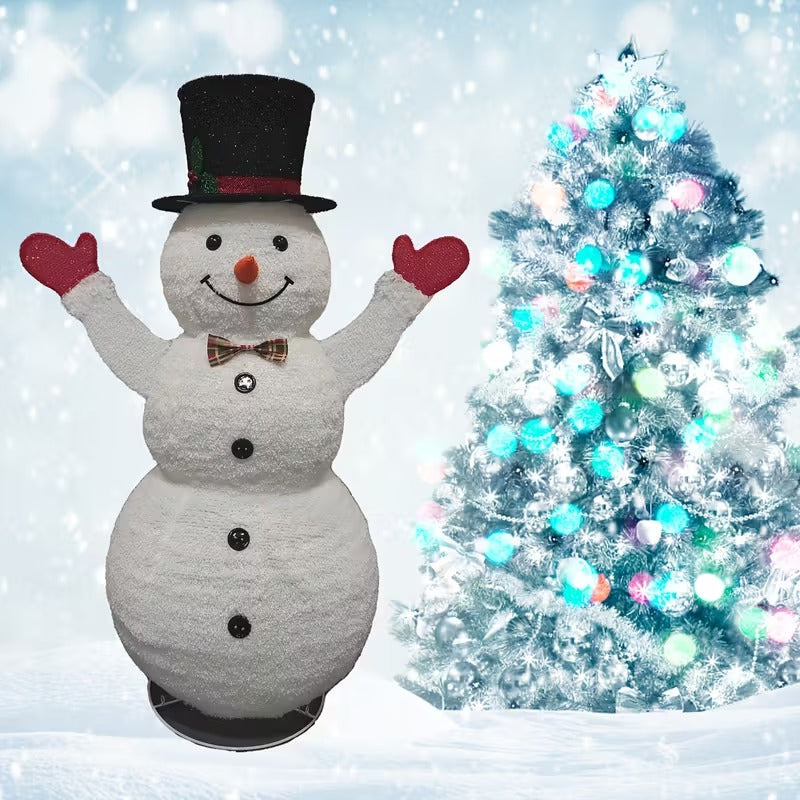 Gentleman Style Telescopic Snowman Christmas - Tophatter Daily Deals