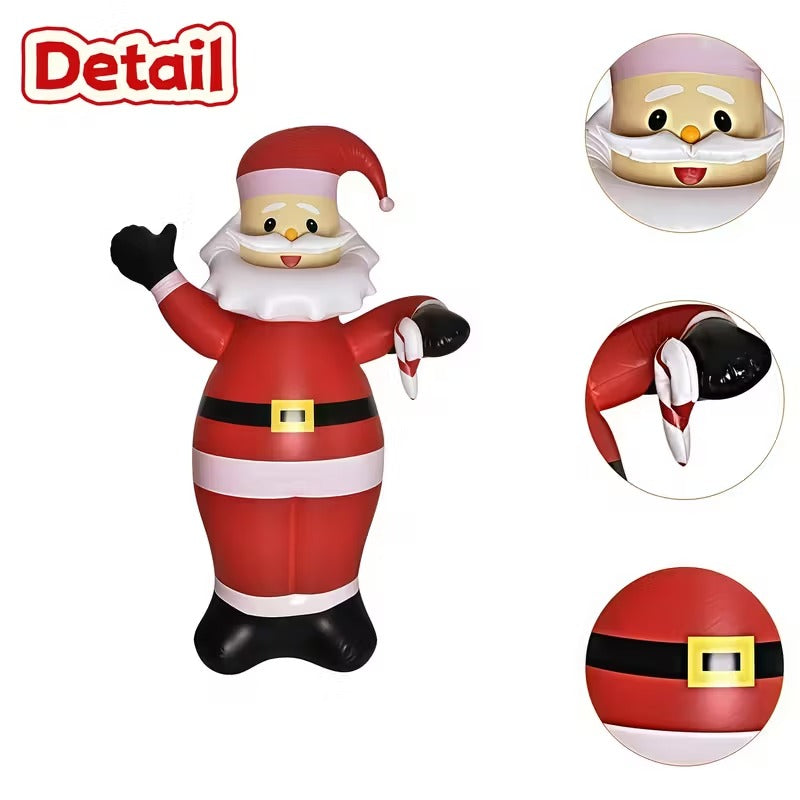 Giant Inflatable Santa Claus Balloon Decoration Christmas - Tophatter Daily Deals