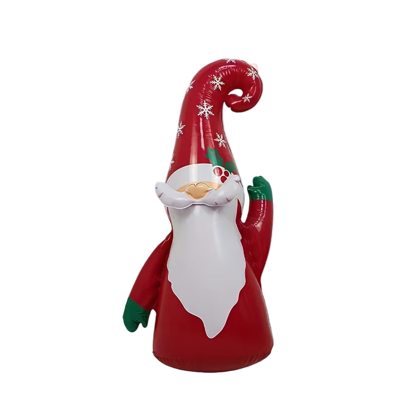 Inflatable Christmas Gnome Garden Decoration Christmas - Tophatter Daily Deals