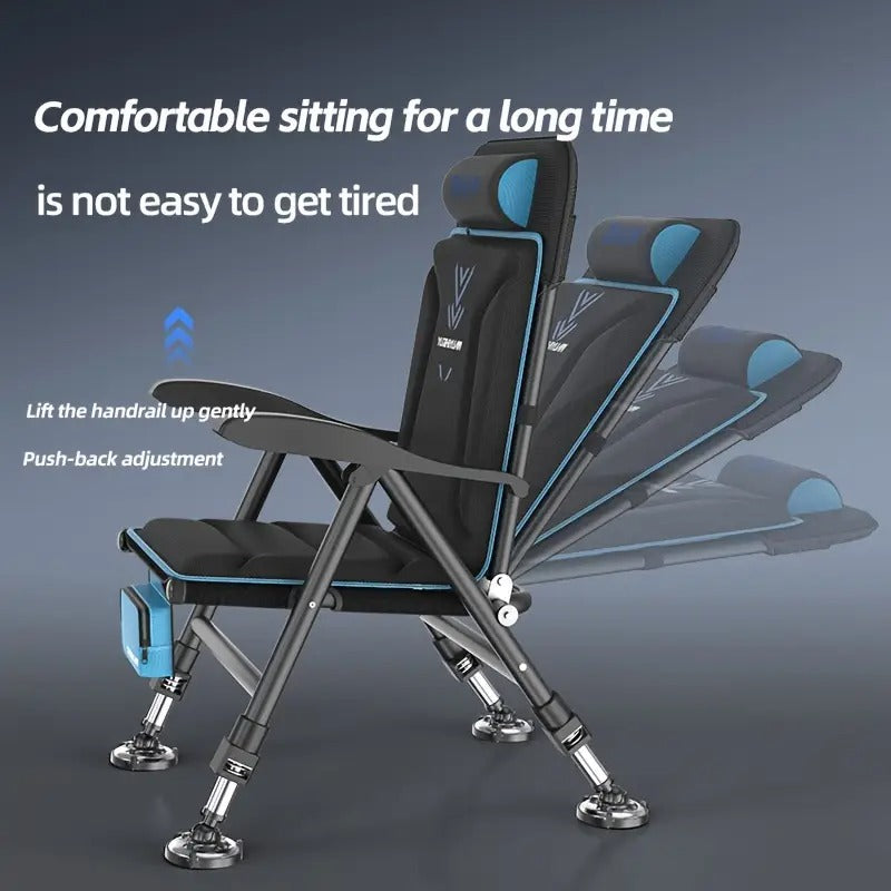 Fishing Chair with Cushion Outdoor > Fishing - Tophatter Daily Deals