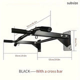 Wall Mounted Pull-Up Bar for Home Fitness Push-Up & Pull-Up Bars - Tophatter Daily Deals