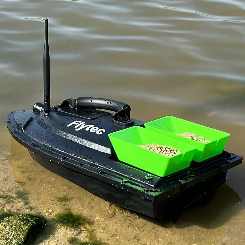Remote Control Fishing Bait Boat Double Compartment Outdoor > Fishing - Tophatter Daily Deals