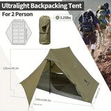 2-Person Backpacking Tent with Footprint Camping & Hiking > Tents & Camp Furniture - Tophatter Daily Deals