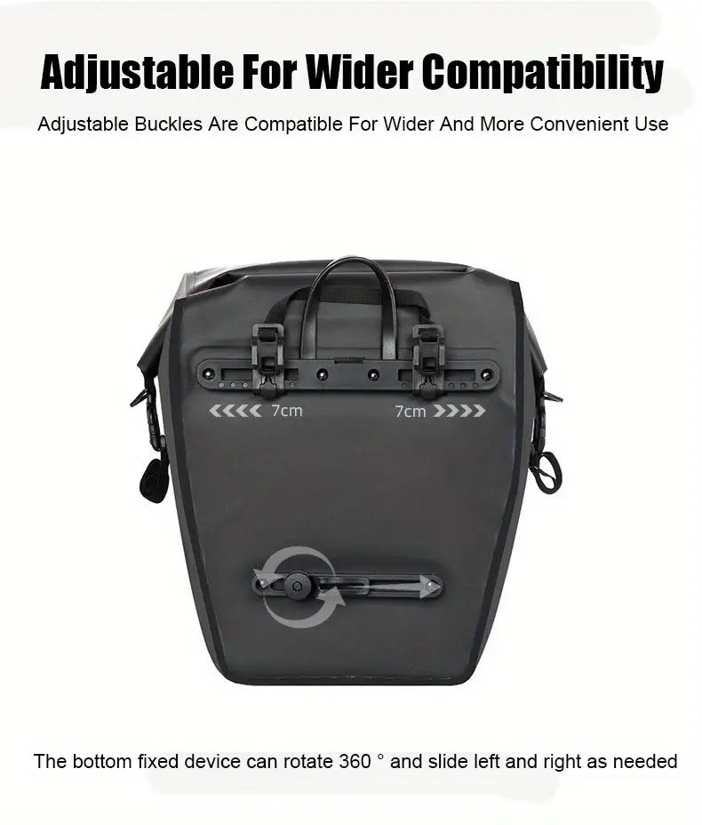 Bike Rear Seat Bag Cycling Travel Storage Sports & Fitness > Bikes & Accessories > Bicycle Bags - Tophatter Daily Deals