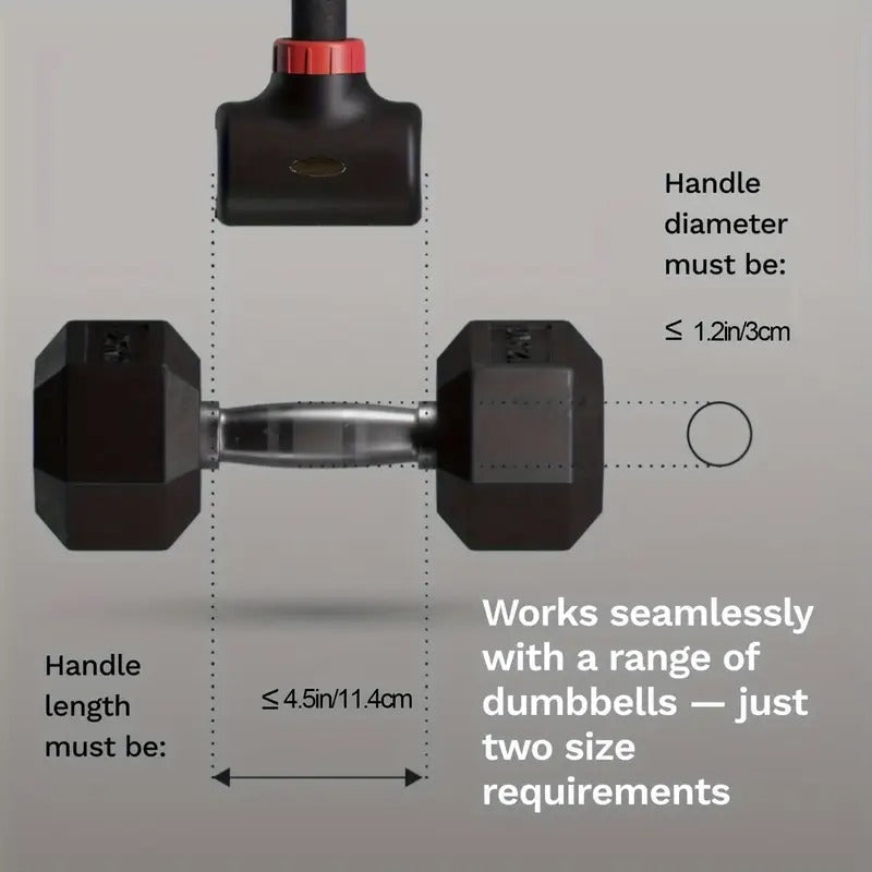 Adjustable Dumbbell Barbell Converter Sports & Fitness > Exercise, Gym & Fitness > Free Weights - Tophatter Daily Deals