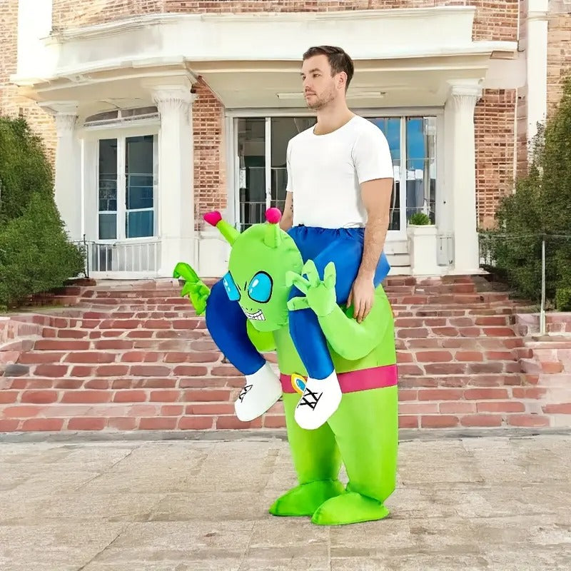 Alien Inflatable Riding Suit for Halloween Party Cosplay Halloween - Tophatter Daily Deals