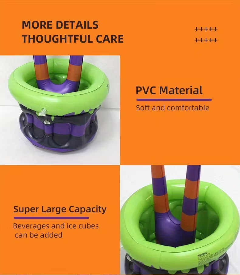 Inflatable Witch Bucket Halloween Party Cooler Halloween - Tophatter Daily Deals