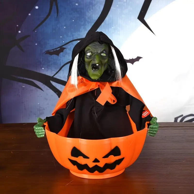 Halloween Skeleton Haunted House Decoration with Voice Control Halloween - Tophatter Daily Deals