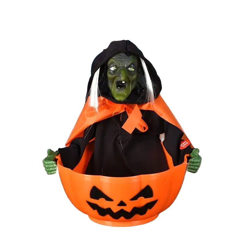 Halloween Skeleton Haunted House Decoration with Voice Control Halloween - Tophatter Daily Deals