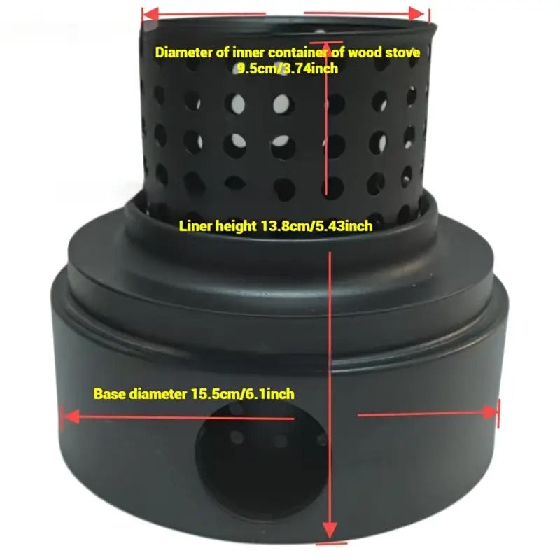Outdoor Fire Pit Stove with Kettle Fireplaces - Tophatter Daily Deals