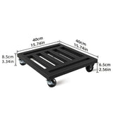 Lockable Wheel Plant Tray Plant Stands - Tophatter Daily Deals