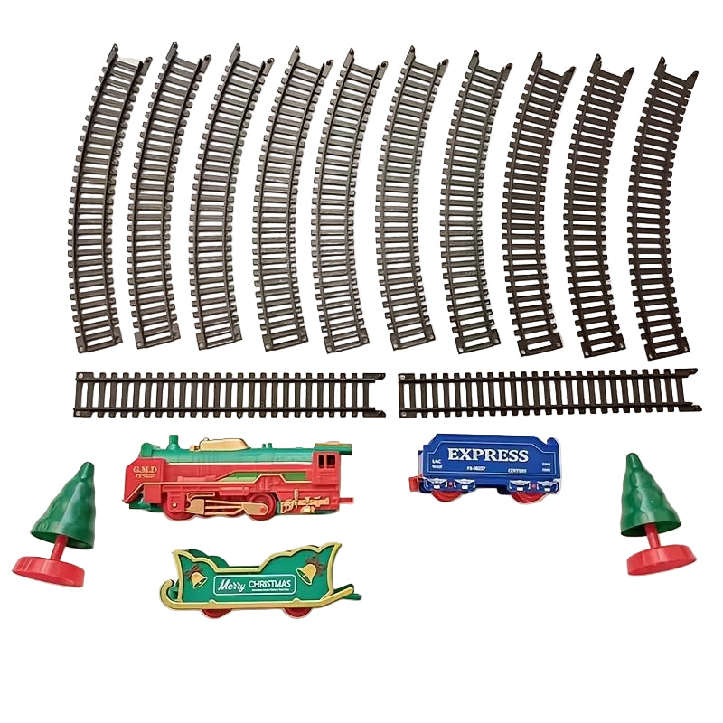 Electric Christmas Train Set with Lights and Sound Christmas - Tophatter Daily Deals