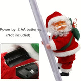 Electric Santa Claus Climbing Ladder Christmas Decoration Christmas - Tophatter Daily Deals