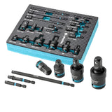 Impact Socket Adapter with Hex Drive Set (20pcs) trade > tool accessories - Tophatter Daily Deals