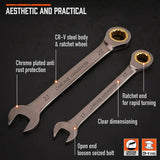 12pcs Ratcheting Wrench Set Metric & SAE Auto Accessories > Tools - Tophatter Daily Deals