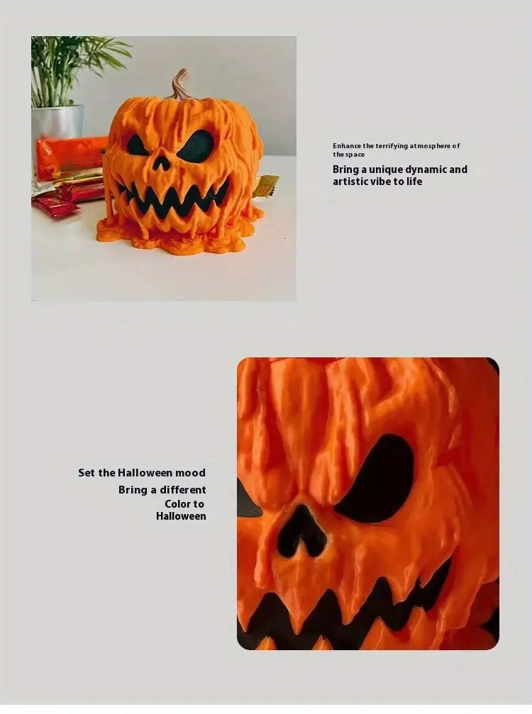 Halloween Pumpkin Candy Bowl Resin Decor Halloween - Tophatter Daily Deals