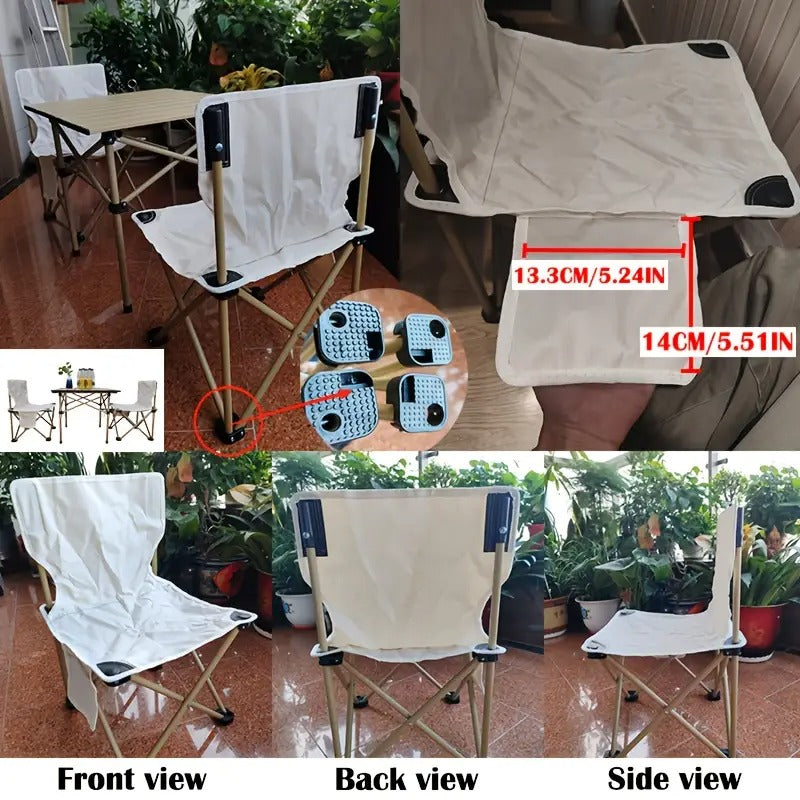 Portable Foldable Outdoor Table and Chair Set Outdoor Recreation > Camping > Camp Furniture - Tophatter Daily Deals