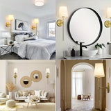 Battery Wall Sconces Set of 2 with Remote Lighting Accessories - Tophatter Daily Deals