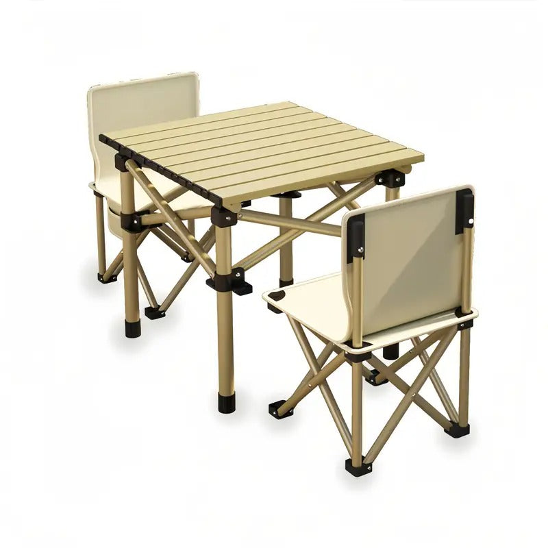 Portable Foldable Outdoor Table and Chair Set Outdoor Recreation > Camping > Camp Furniture - Tophatter Daily Deals
