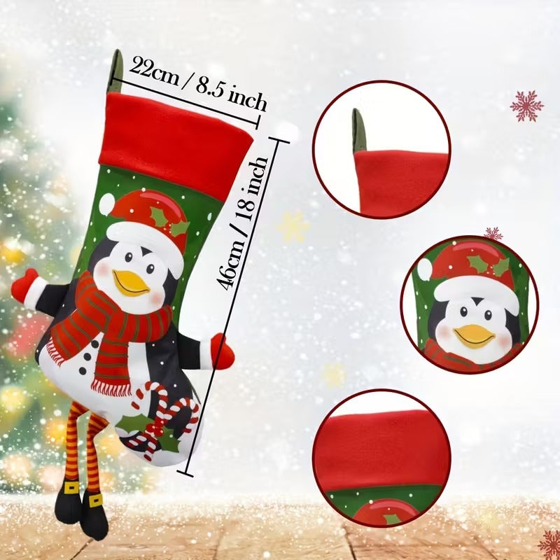 Christmas Stocking Set Holiday Decorations (4pcs) Christmas - Tophatter Daily Deals