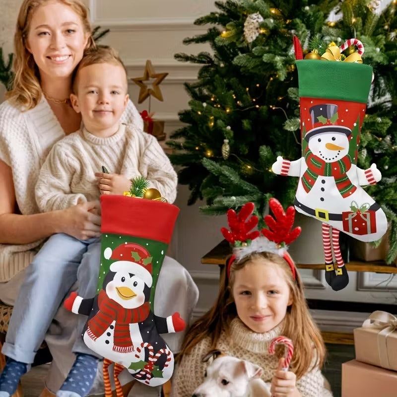 Christmas Stocking Set Holiday Decorations (4pcs) Christmas - Tophatter Daily Deals