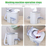Manual Portable Washing Machine Washing Machines - Tophatter Daily Deals