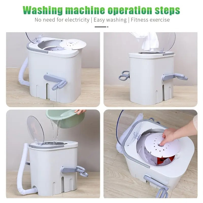 Manual Portable Washing Machine Washing Machines - Tophatter Daily Deals