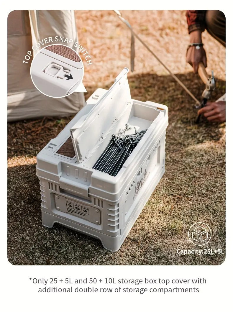 Portable Folding Storage Box 50L Storage & Organisation - Tophatter Daily Deals