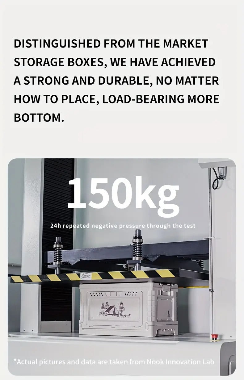 Portable Folding Storage Box 50L Storage & Organisation - Tophatter Daily Deals