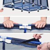 Mesh Pool Storage Organizer Cart with Wheels Pool & Spa Accessories - Tophatter Daily Deals