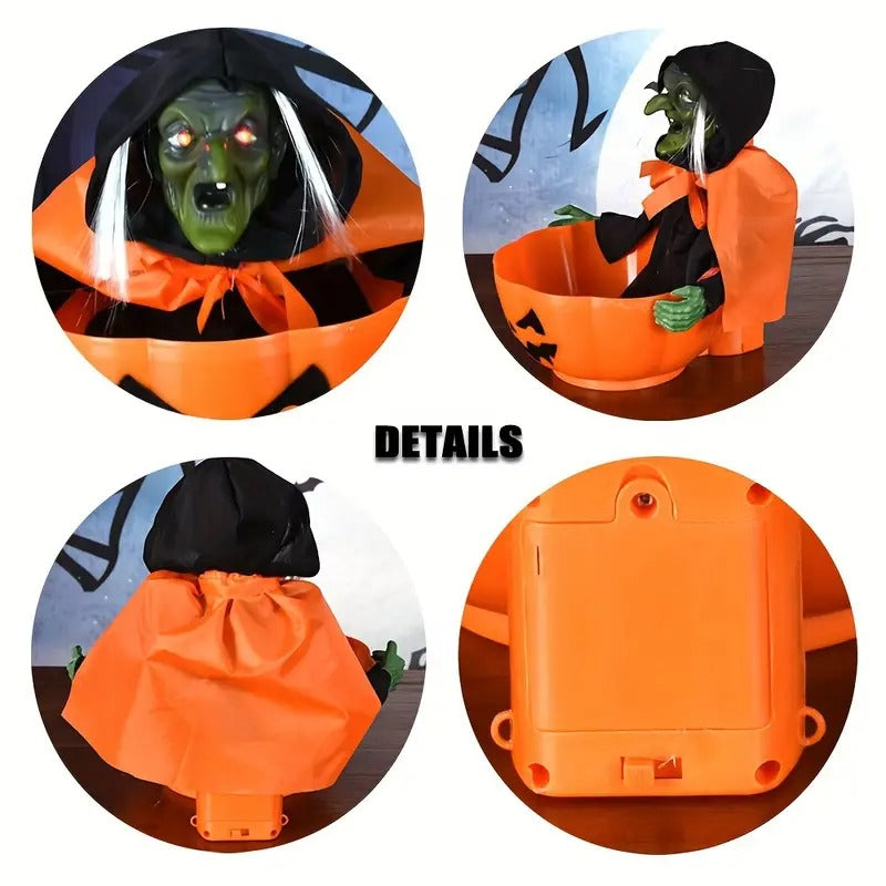Halloween Skeleton Haunted House Decoration with Voice Control Halloween - Tophatter Daily Deals