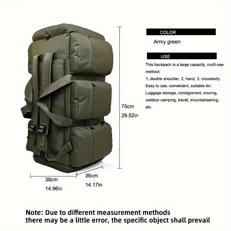 Outdoor Hiking Camping Backpack with Utility Pockets Backpacks - Tophatter Daily Deals