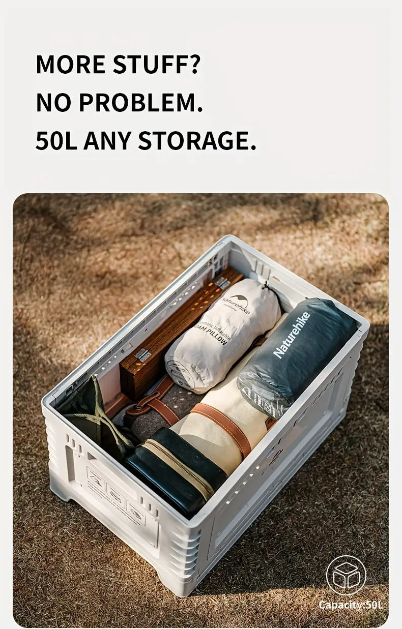 Portable Folding Storage Box 50L Storage & Organisation - Tophatter Daily Deals