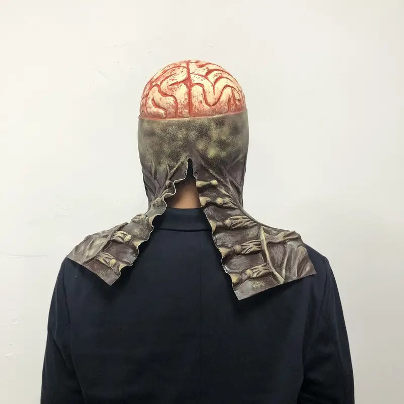 Halloween Skull Mask with Brain and Hat Halloween - Tophatter Daily Deals